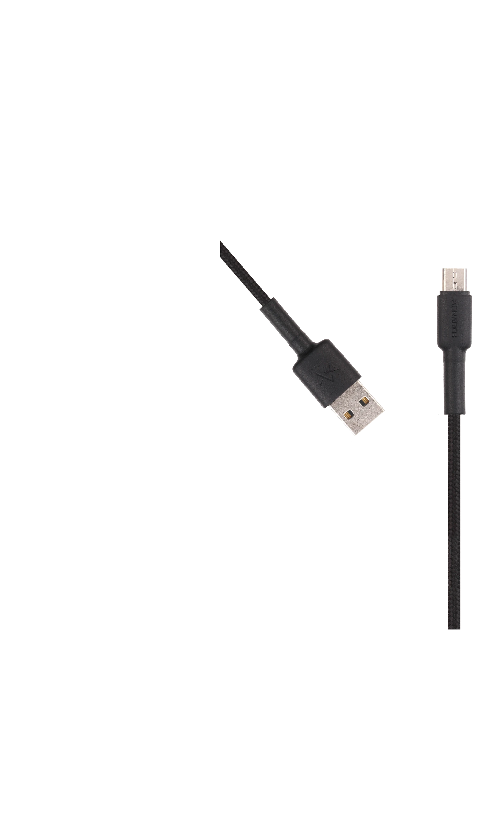 Monarch Micro USB Cable Q Series Braided 1.2m BLACK